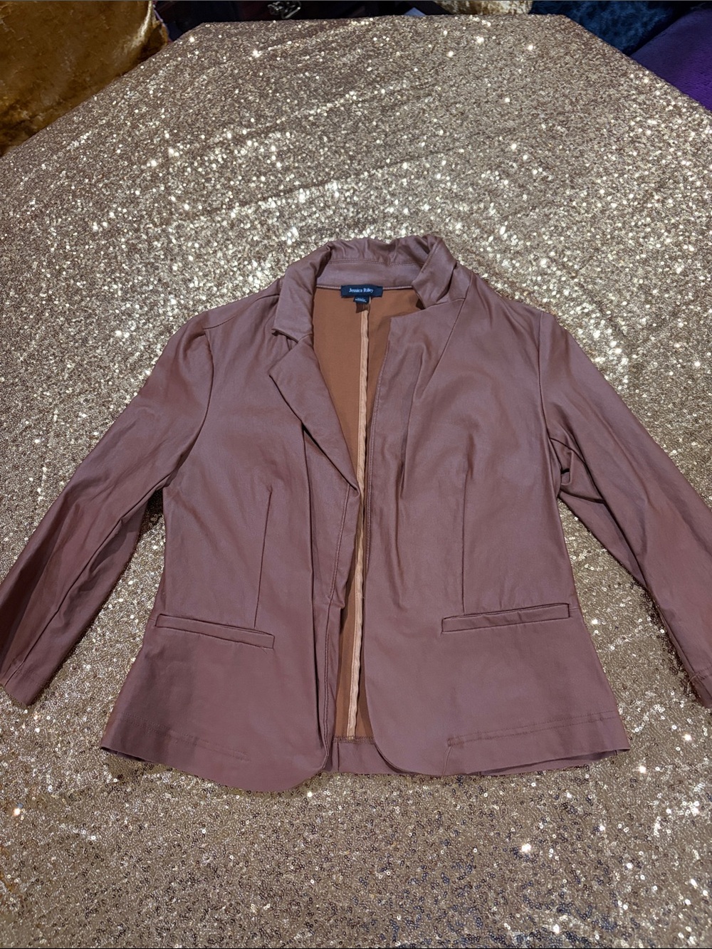 Jessica Riley Brown Women's Single-Breasted Blazer